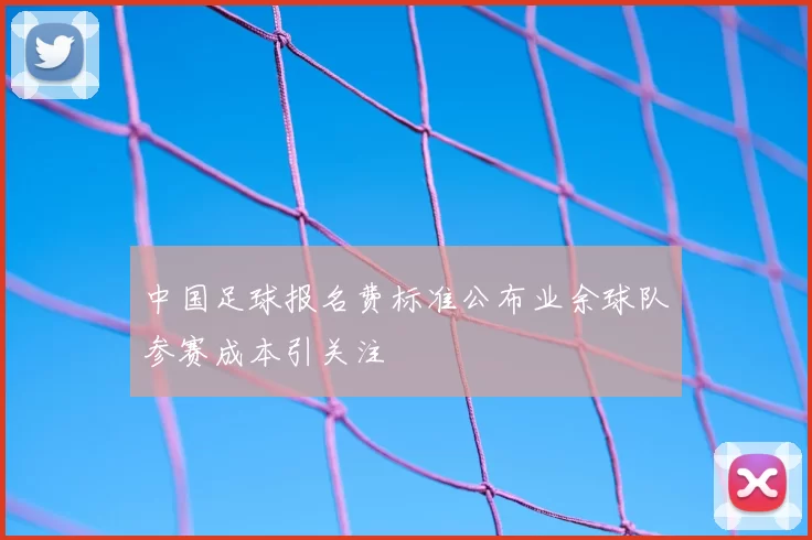 中国足球报名费标准公布业余球队参赛成本引关注